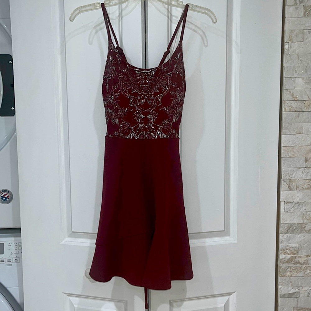 Burgundy/Maroon formal dress
